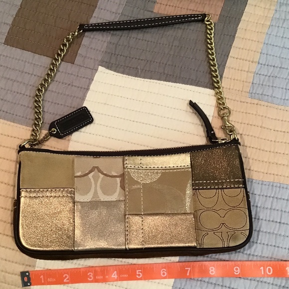 Coach Handbags - Coach Mini Purse Signature Canvas, Leather, Suede